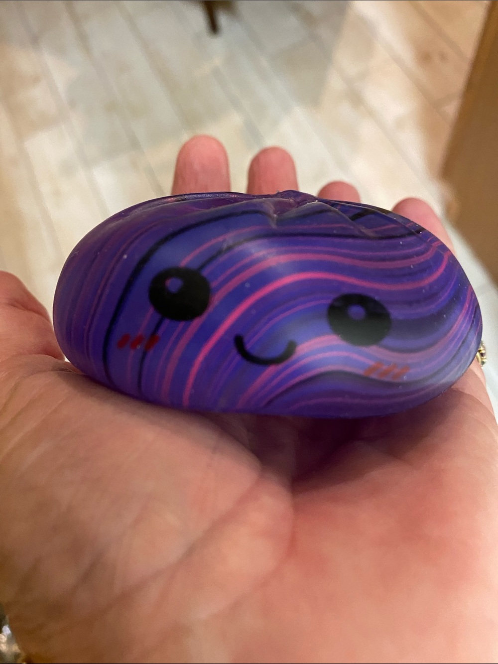 2/$20 DEAL ! Purple spiral swirl dumpling squish.